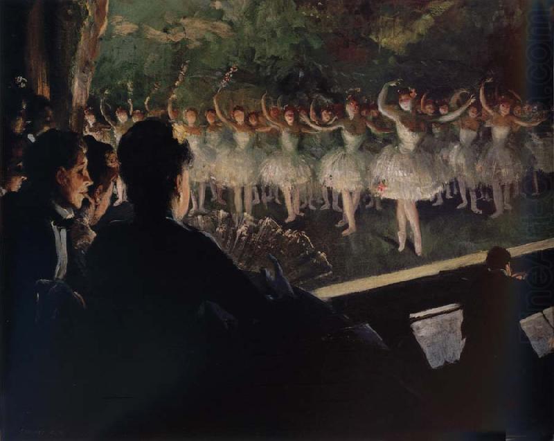 Shinn Everett The White Ballet china oil painting image